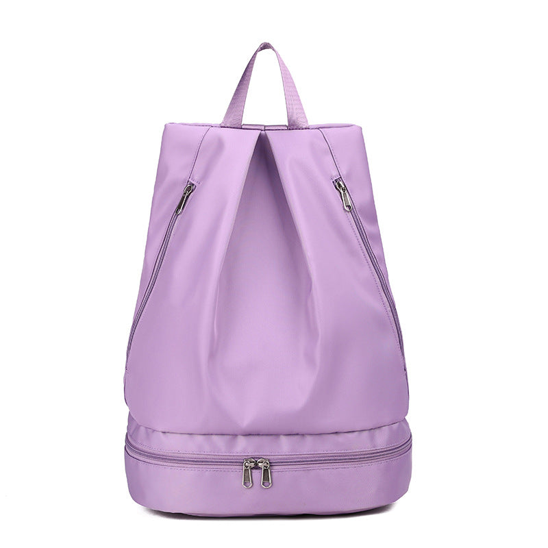 Fashionable Waterproof Sports Bag with Shoe Compartment